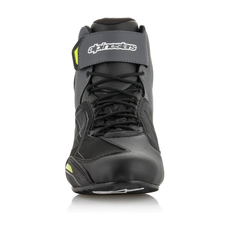 Boty na motorku Alpinestars Faster-3 Drystar černo-šedo-fluo žluté