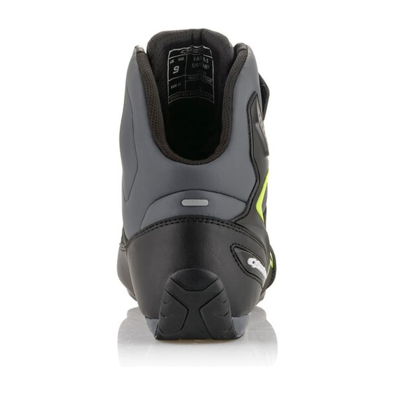 Boty na motorku Alpinestars Faster-3 Drystar černo-šedo-fluo žluté