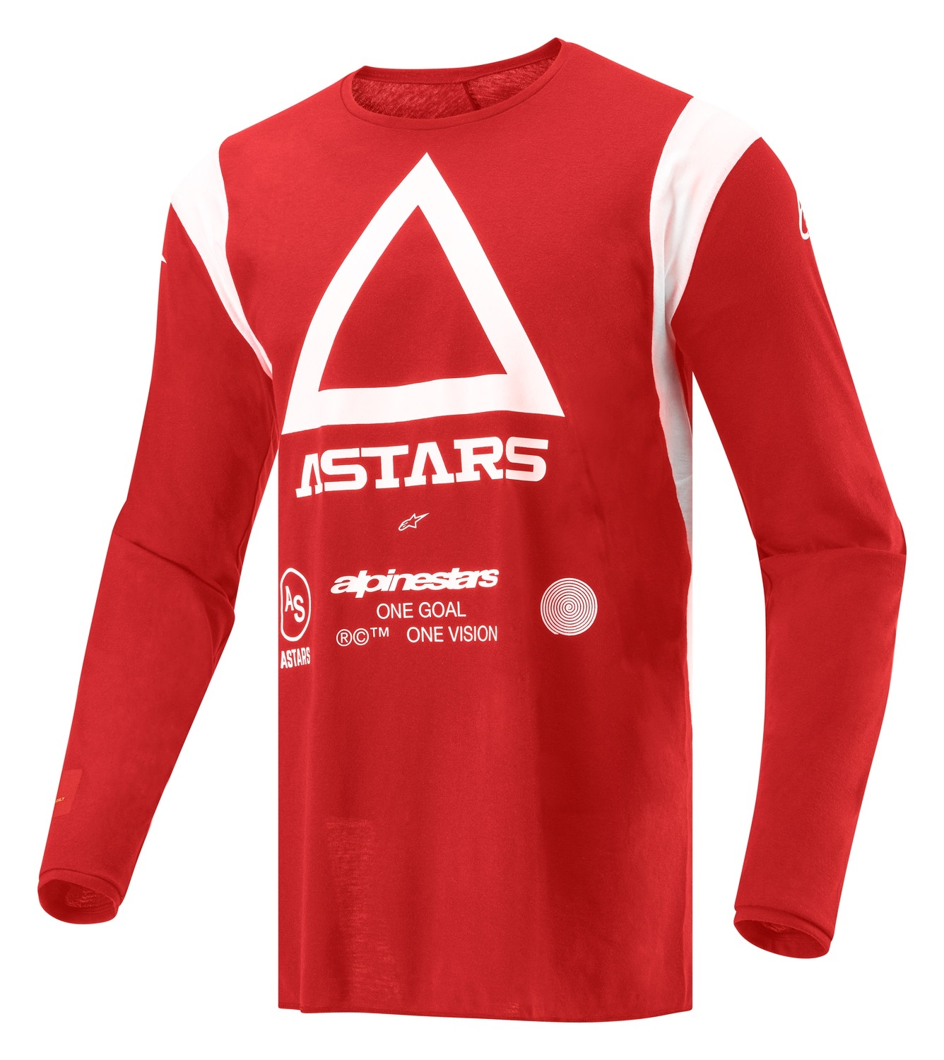 Motokrosový dres Alpinestars Techdura fluo červený Velikost: S
