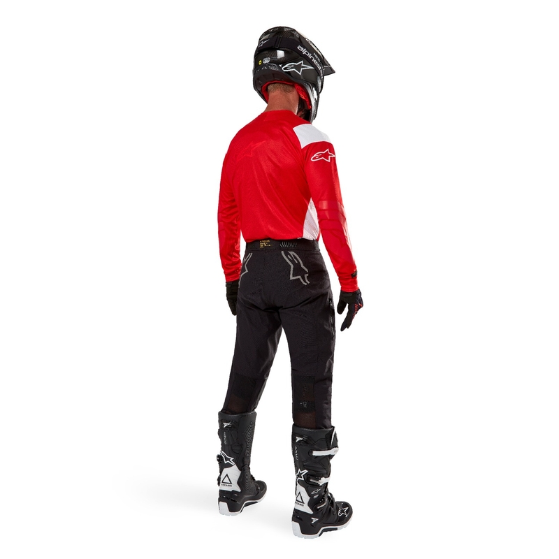 Motokrosový dres Alpinestars Techdura fluo červený