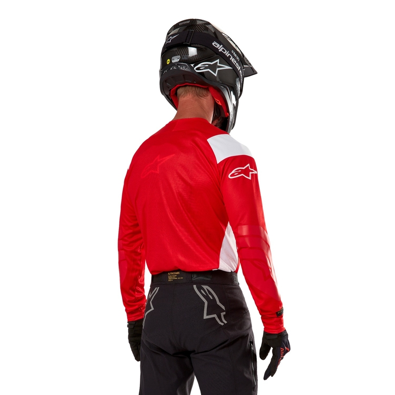 Motokrosový dres Alpinestars Techdura fluo červený