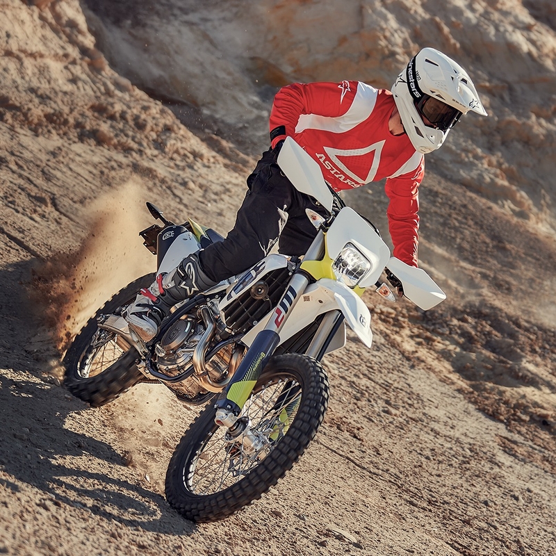 Motokrosový dres Alpinestars Techdura fluo červený