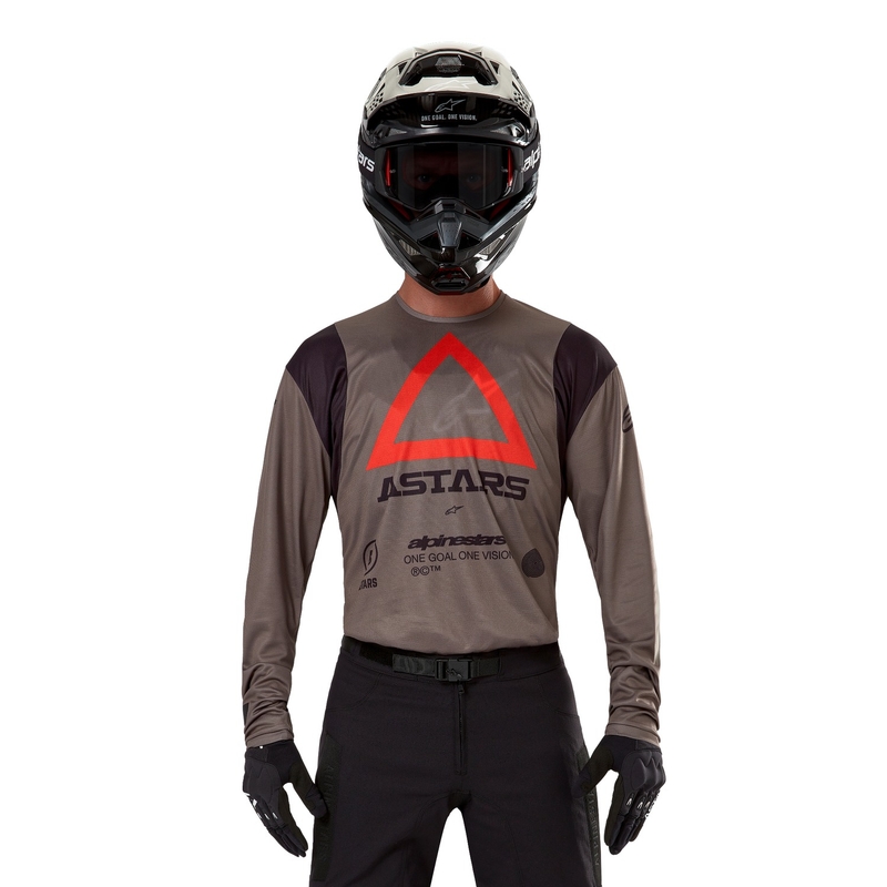 Motokrosový dres Alpinestars Techdura hnědý
