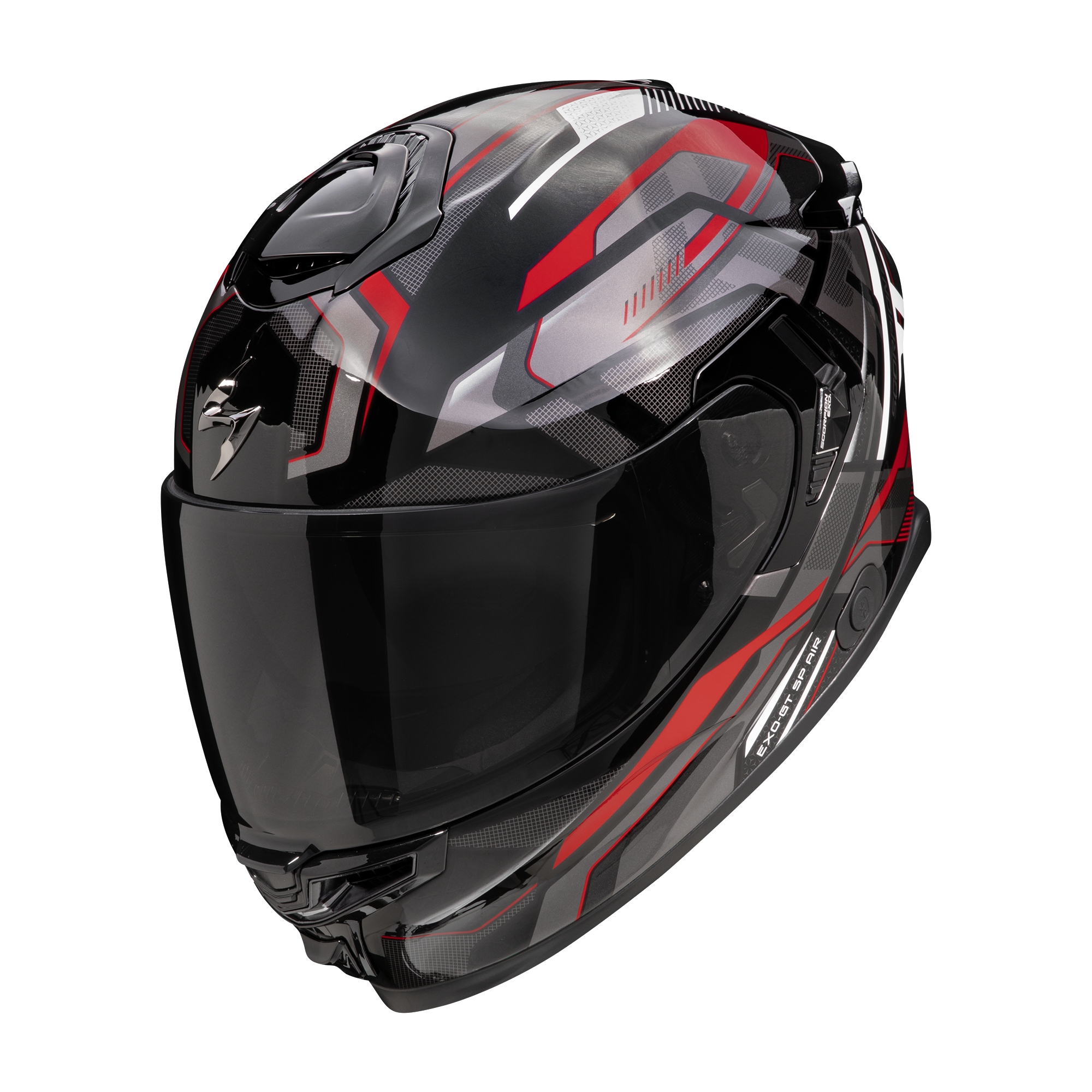 Integrální helma na motorku Scorpion EXO-GT SP Air Augusta černo-šedo-červená Velikost: XS
