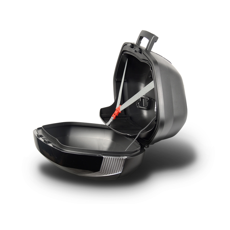 Boční kufry na motorku SHAD SH36 Karbon (pár) se zámkem PREMIUM