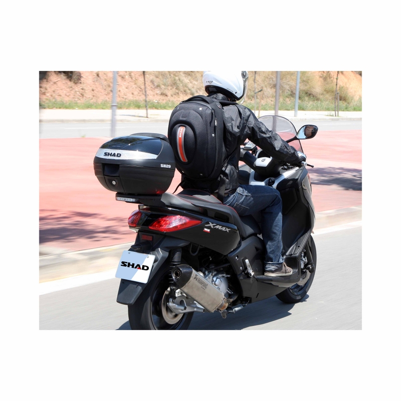 Vrchní kufr na motorku s barevným krytem SHAD SH29 Bez laku