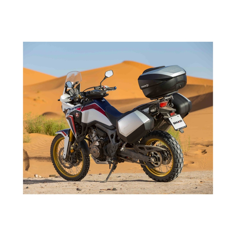 Boční kufry na motorku SHAD SH35 hliník (pár) se zámkem PREMIUM