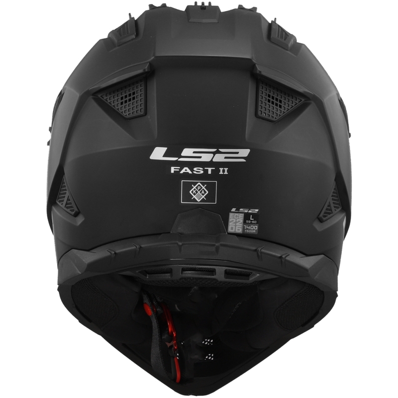 Motokrosová helma LS2 MX708 Fast II Solid matná černá