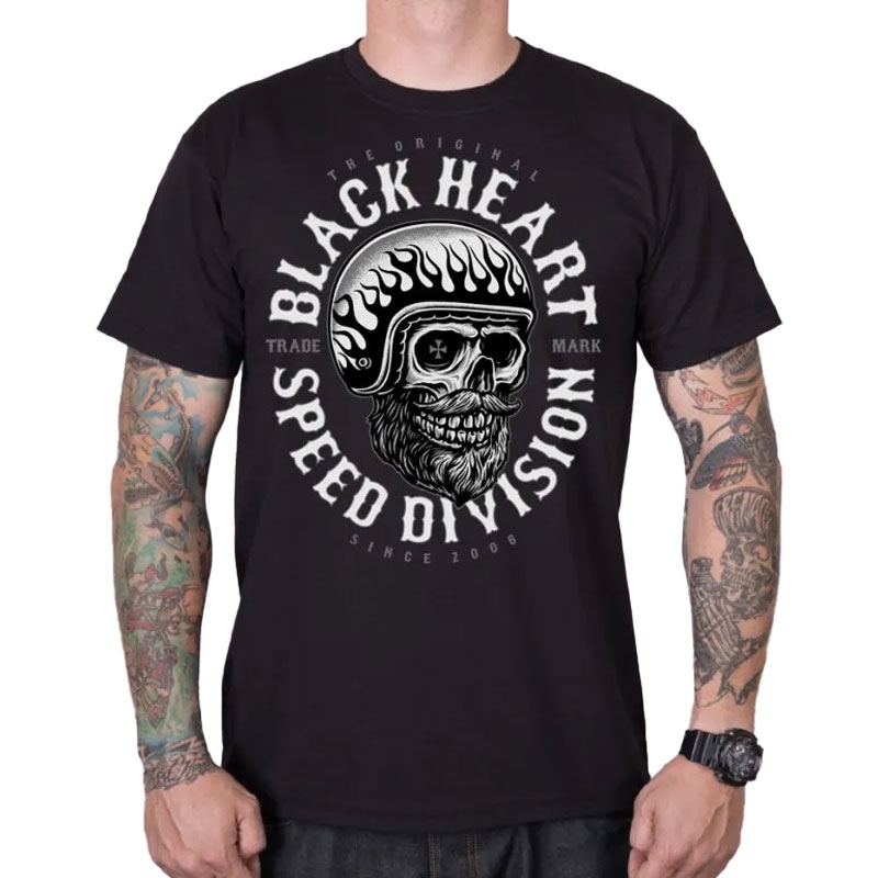 Tričko Black Heart Speed Division černé Velikost: M