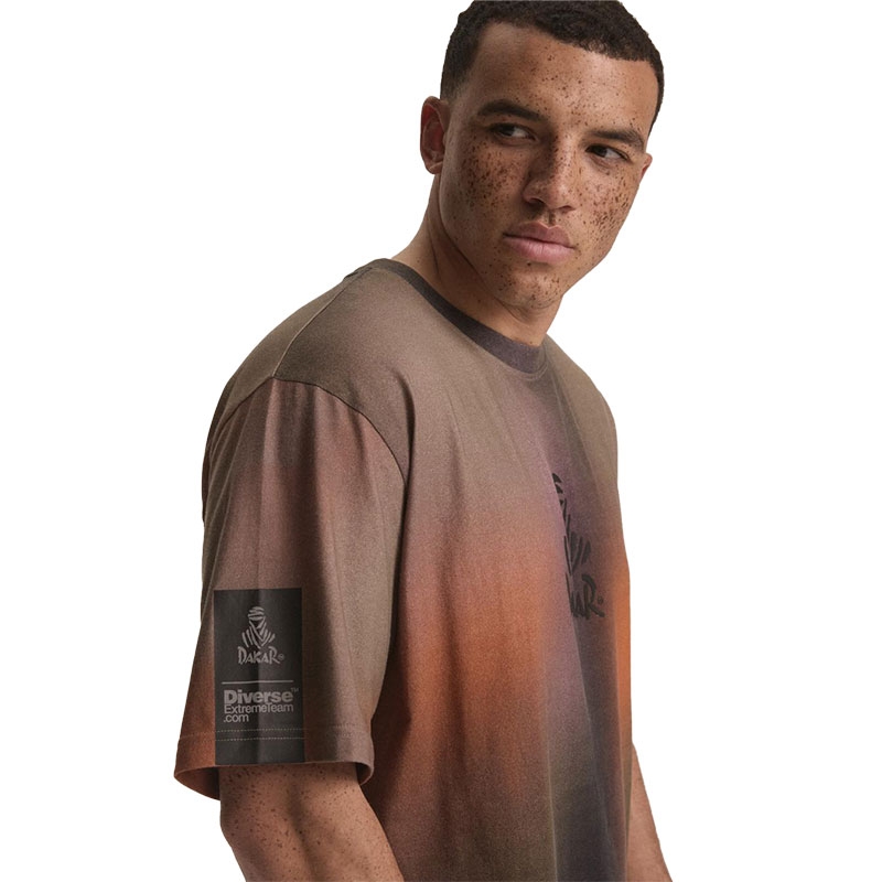 Tričko Dakar DES 5 hnědá camo