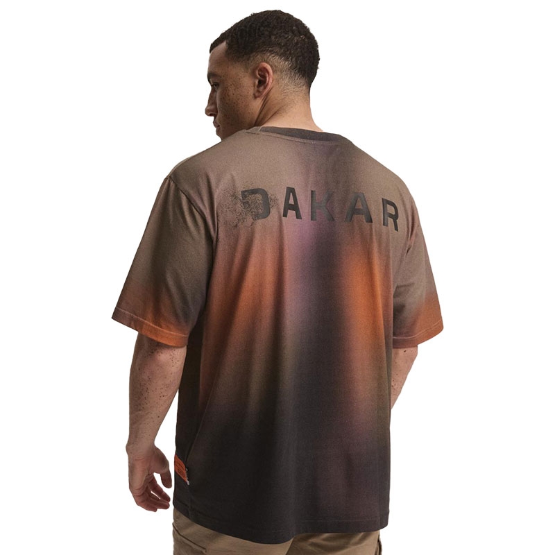 Tričko Dakar DES 5 hnědá camo