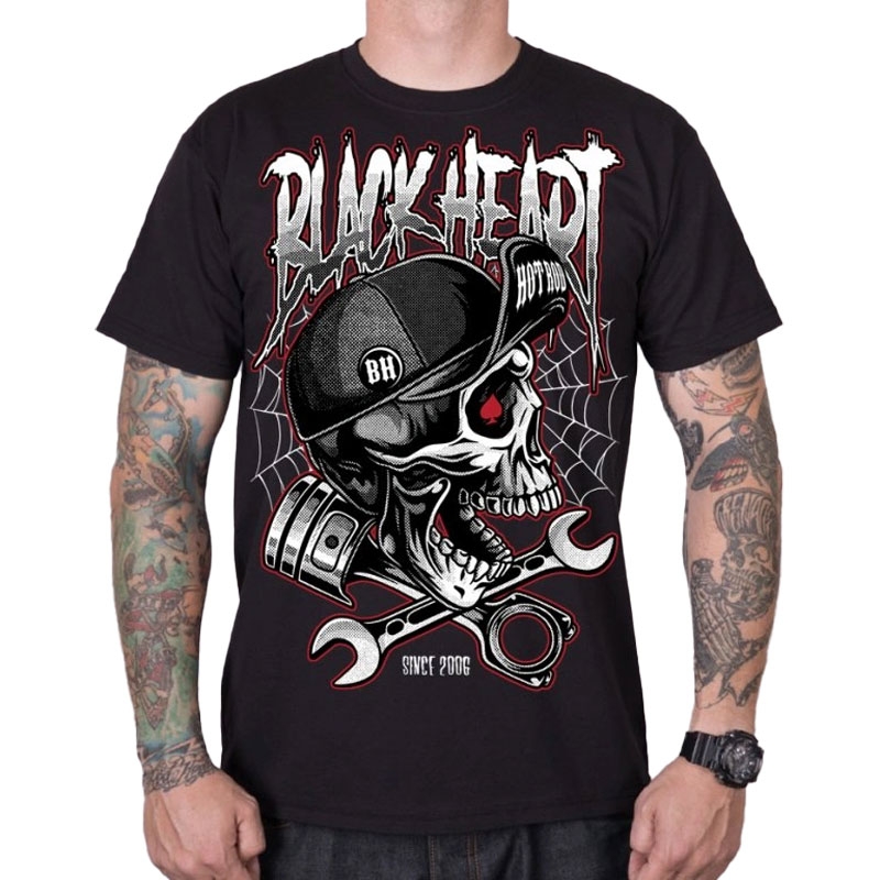 Tričko Black Heart Riot černé Velikost: M