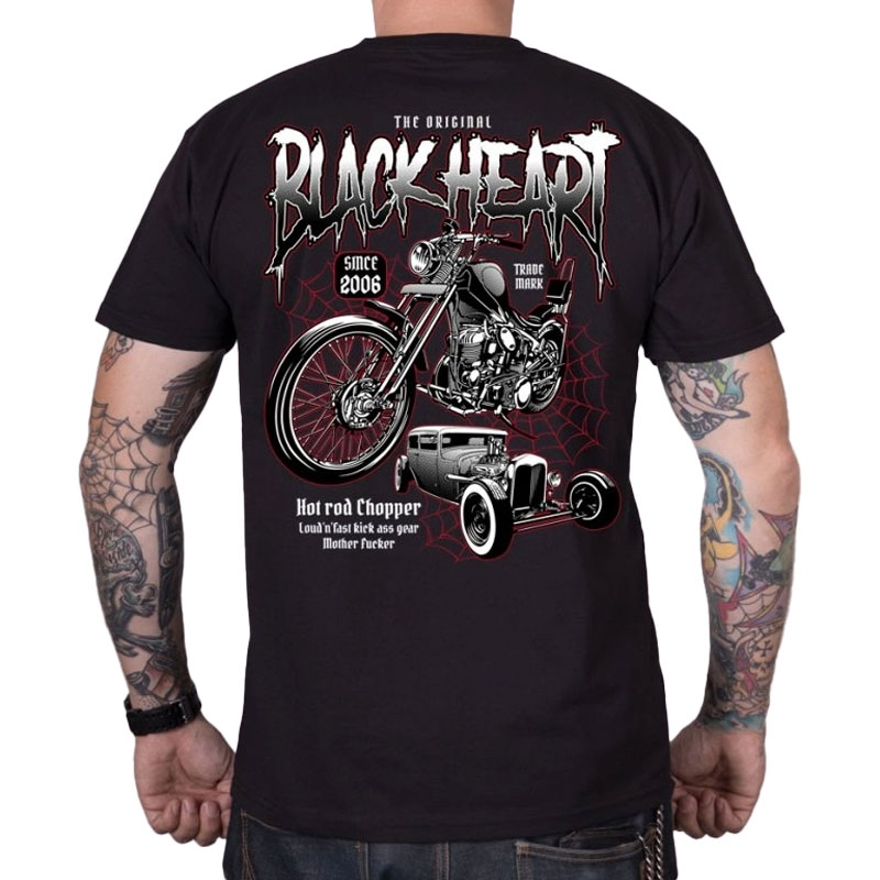 Tričko Black Heart Machines černé Velikost: M