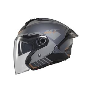 Otevřená helma MT Cosmo SV Cruiser matná šedo-černá