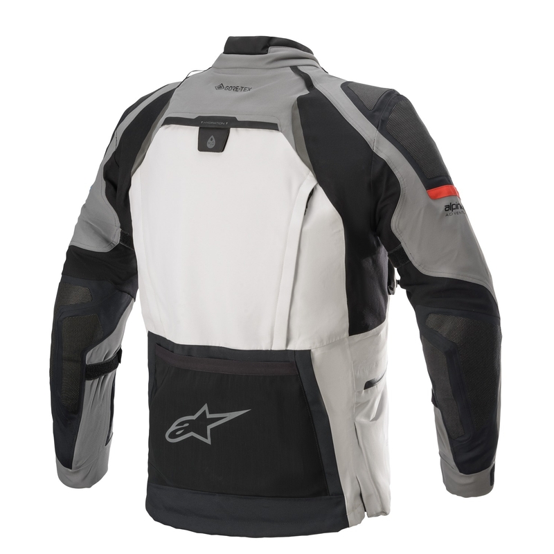 Bunda na motorku Alpinestars Boulder Gore-Tex tmavo-světle šedá