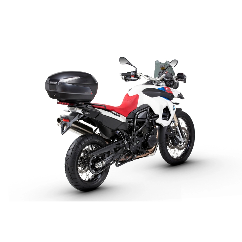 Vrchní kufr na motorku SHAD SH48 nový titan se zámkem PREMIUM SMART