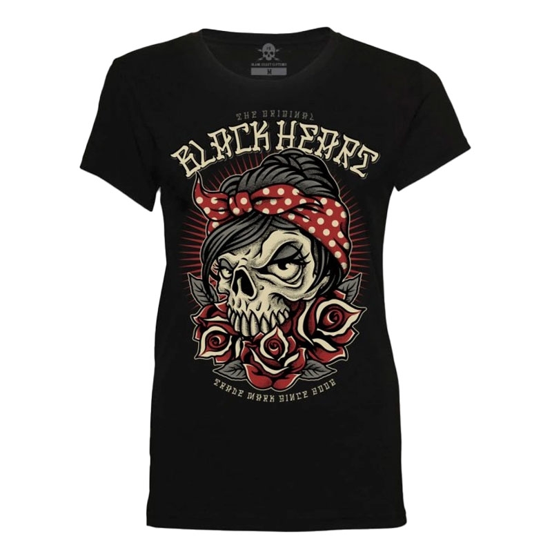 Dámské tričko Black Heart Allen černé