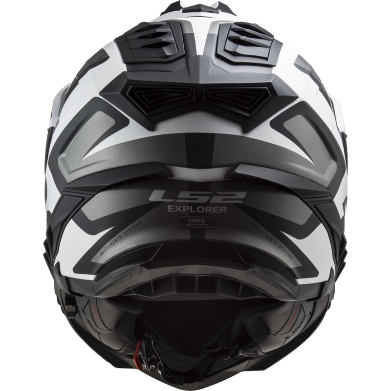 Enduro helma LS2 MX701 Explorer Alter matná černo-bílá