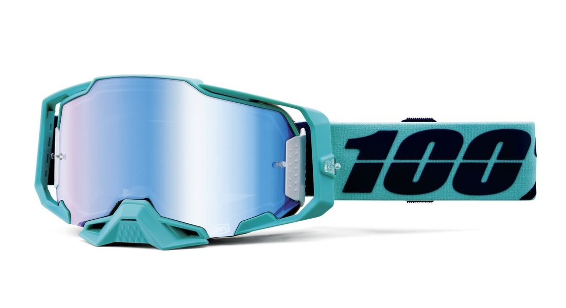 Motokrosové brýle 100% ARMEGA Estrel modré plexi