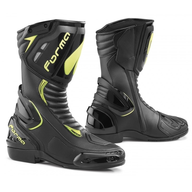 Boty na motorku Forma Freccia černo-fluo žluté