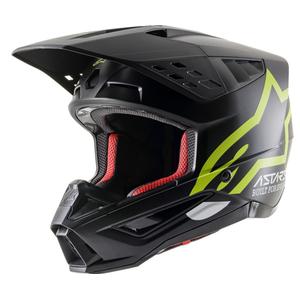 Motokrosová helma Alpinestars S-M5 Compass černo-fluo žlutá