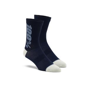 Ponožky 100% - USA Rythym Merino Wool modré