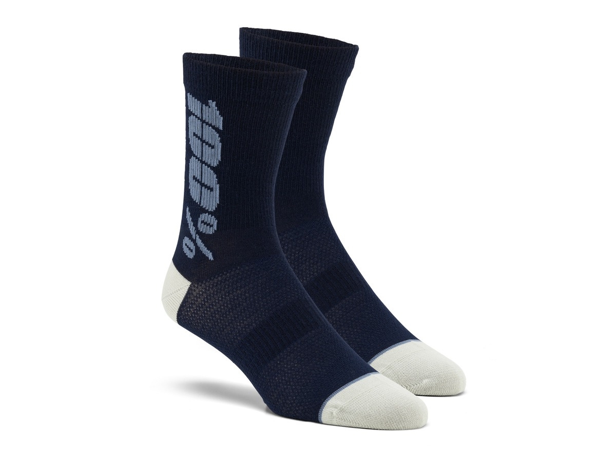 Ponožky 100% - USA Rythym Merino Wool modré Velikost: S/M