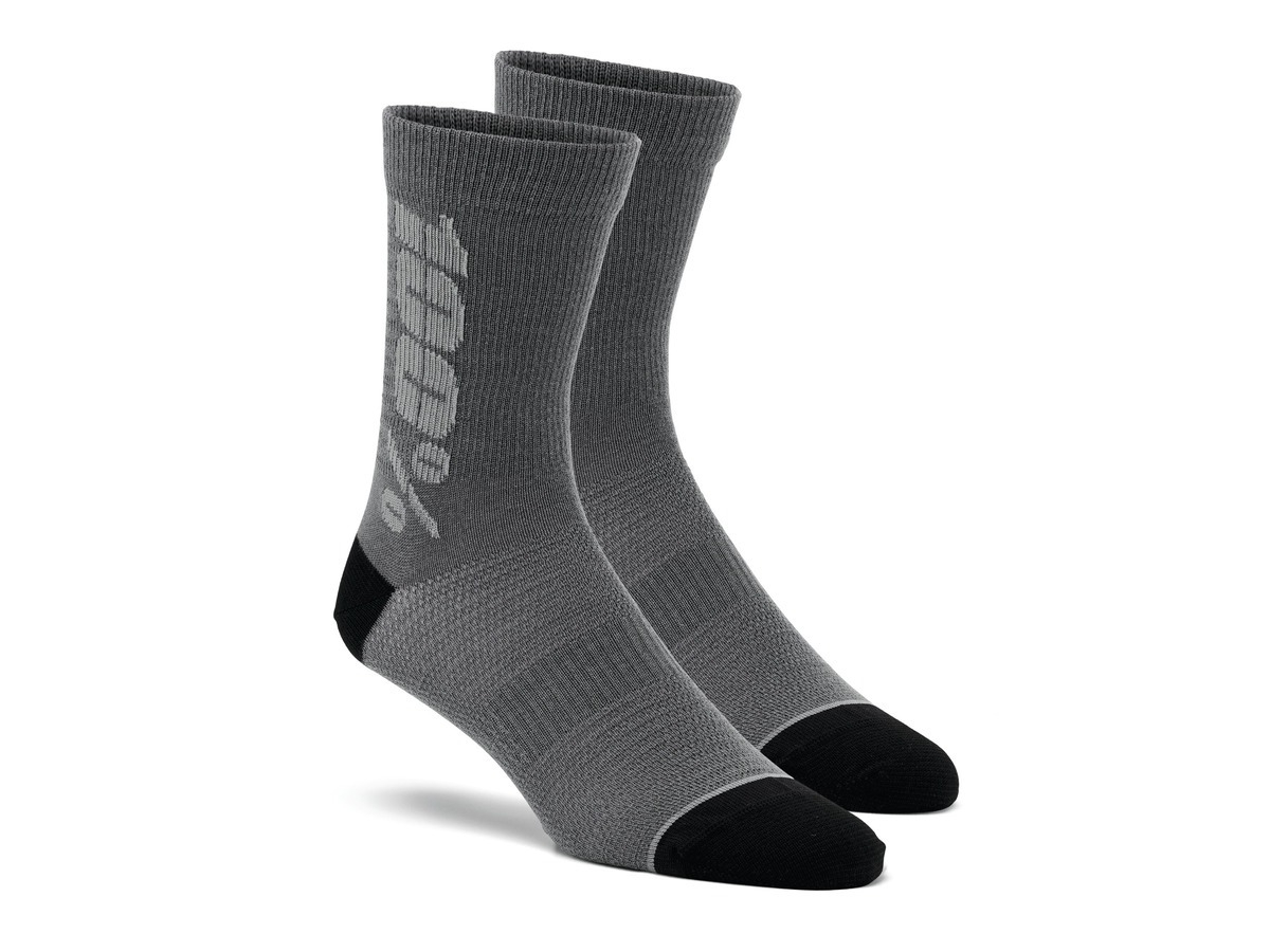 Ponožky 100% - USA  Rythym Merino Wool černo-šedé Velikost: S/M