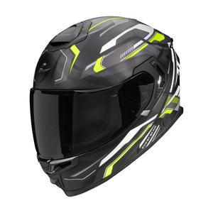 Integrální helma na motorku Scorpion EXO-GT SP Air Augusta černo-šedo-fluo žlutá