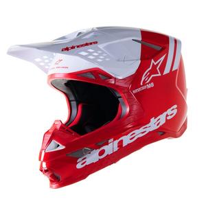 Motokrosová helma Alpinestars Supertech S-M8 Radium 2 červeno-bílá