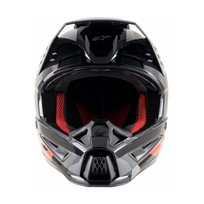 Motokrosová helma Alpinestars S-M5 Rover antracit-fluo červeno-maskáčová šedá