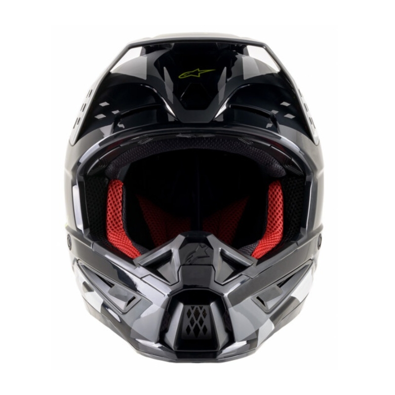Motokrosová helma Alpinestars S-M5 Rover antracitovo-fluo žluto- maskáčová šedá