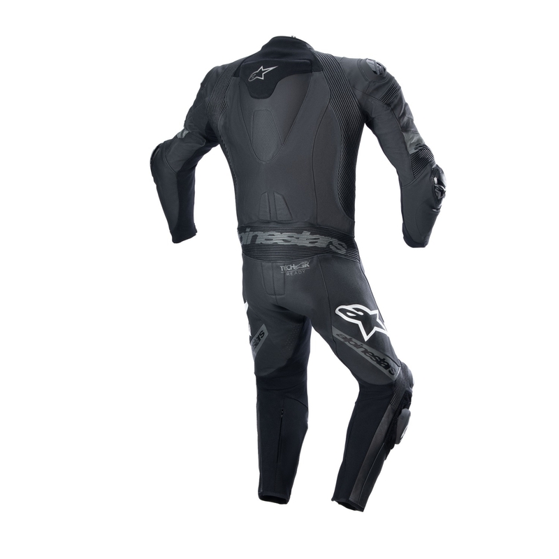 Kožená kombinéza na motorku Alpinestars Missile 2 Ward černo-šedá