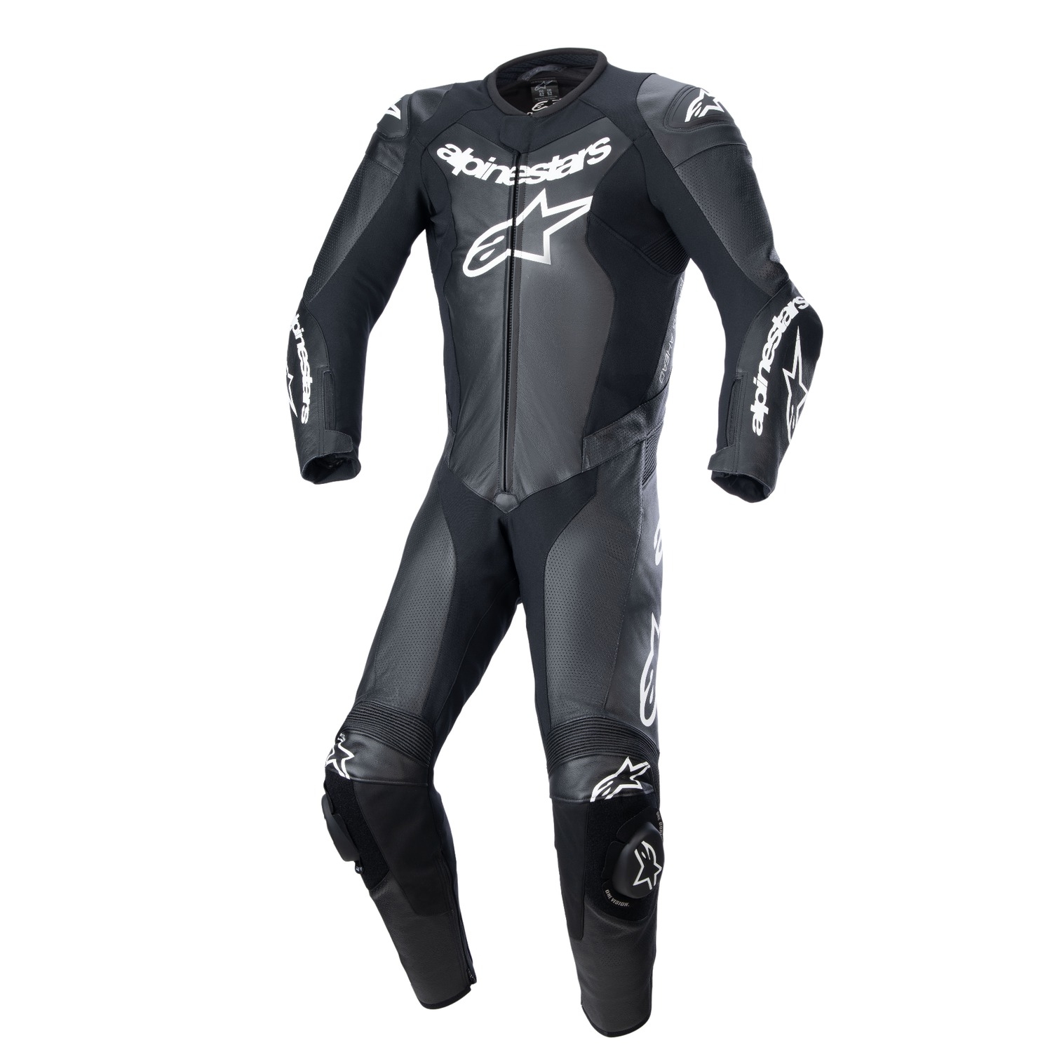 Kožená kombinéza na motorku Alpinestars GP Force Lurv černá Velikost: 48