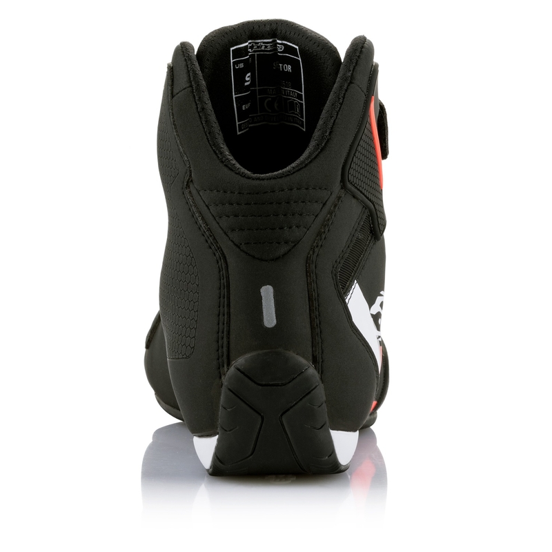 Boty na motorku Alpinestars Sektor černo-bílo-fluo červené