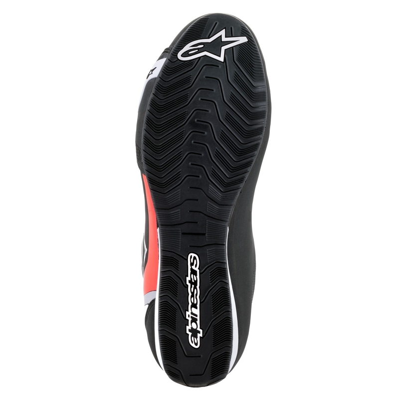 Boty na motorku Alpinestars Sektor černo-bílo-fluo červené