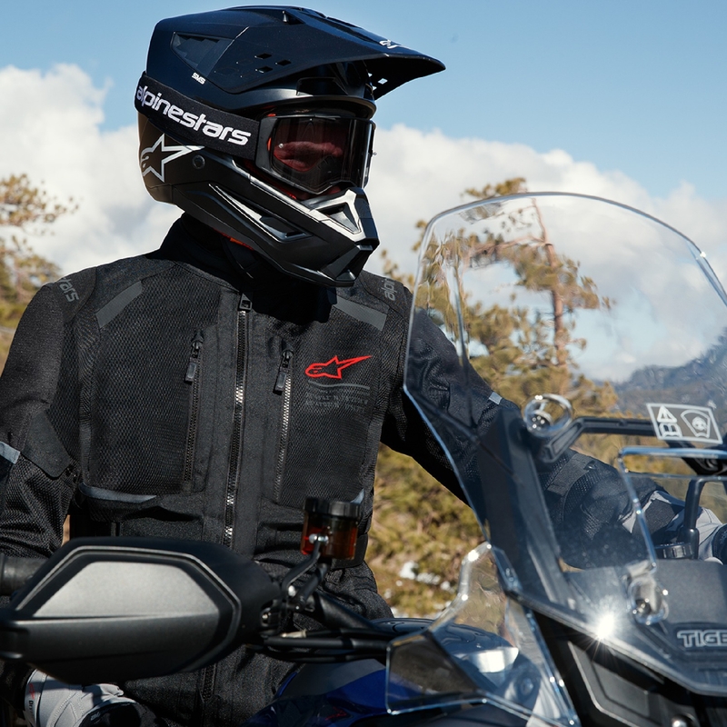 Bunda na motorku Alpinestars Andes Drystar 2 černá