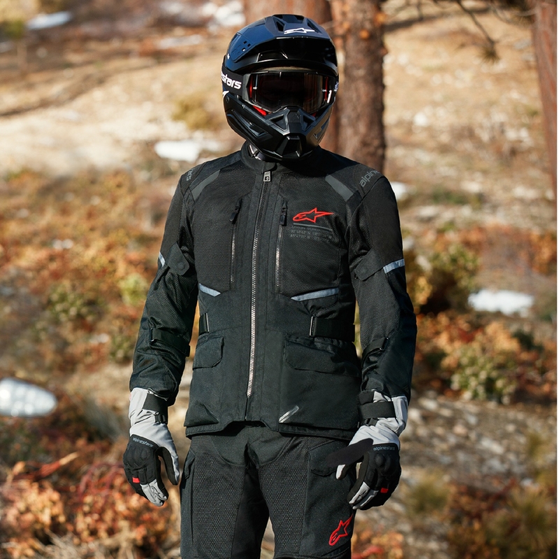 Bunda na motorku Alpinestars Andes Drystar 2 černá