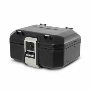 Vrchní hliníkový kufr na motorku SHAD Terra TR37 D0TR37100B BLACK EDITION