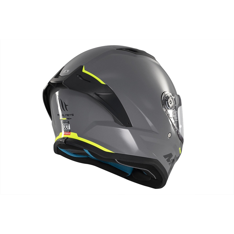 Integrální helma na motorku MT Stinger 2 Solid lesklá šedá