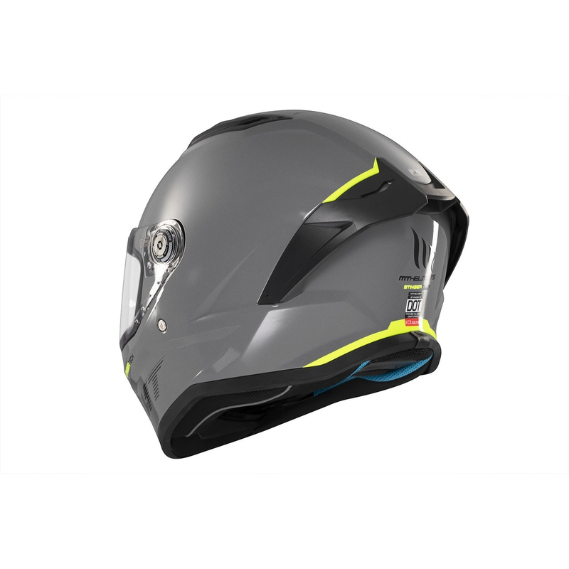 Integrální helma na motorku MT Stinger 2 Solid lesklá šedá