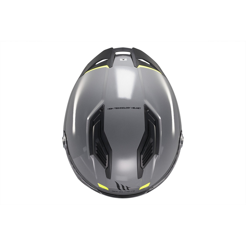 Integrální helma na motorku MT Stinger 2 Solid lesklá šedá