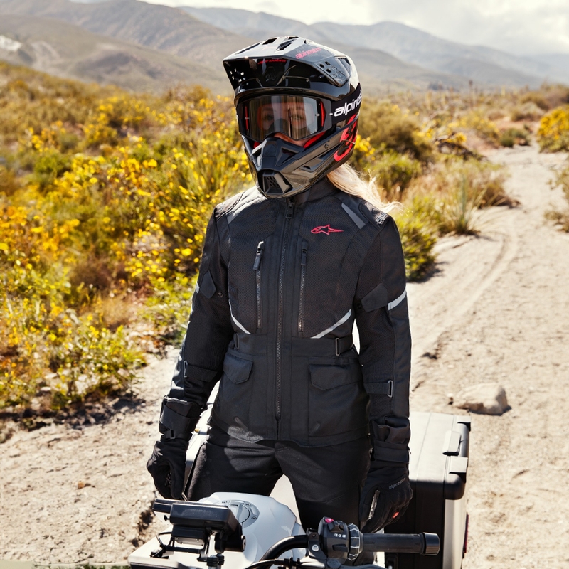 Dámská bunda na motorku Alpinestars Stella Andes Air Drystar černá