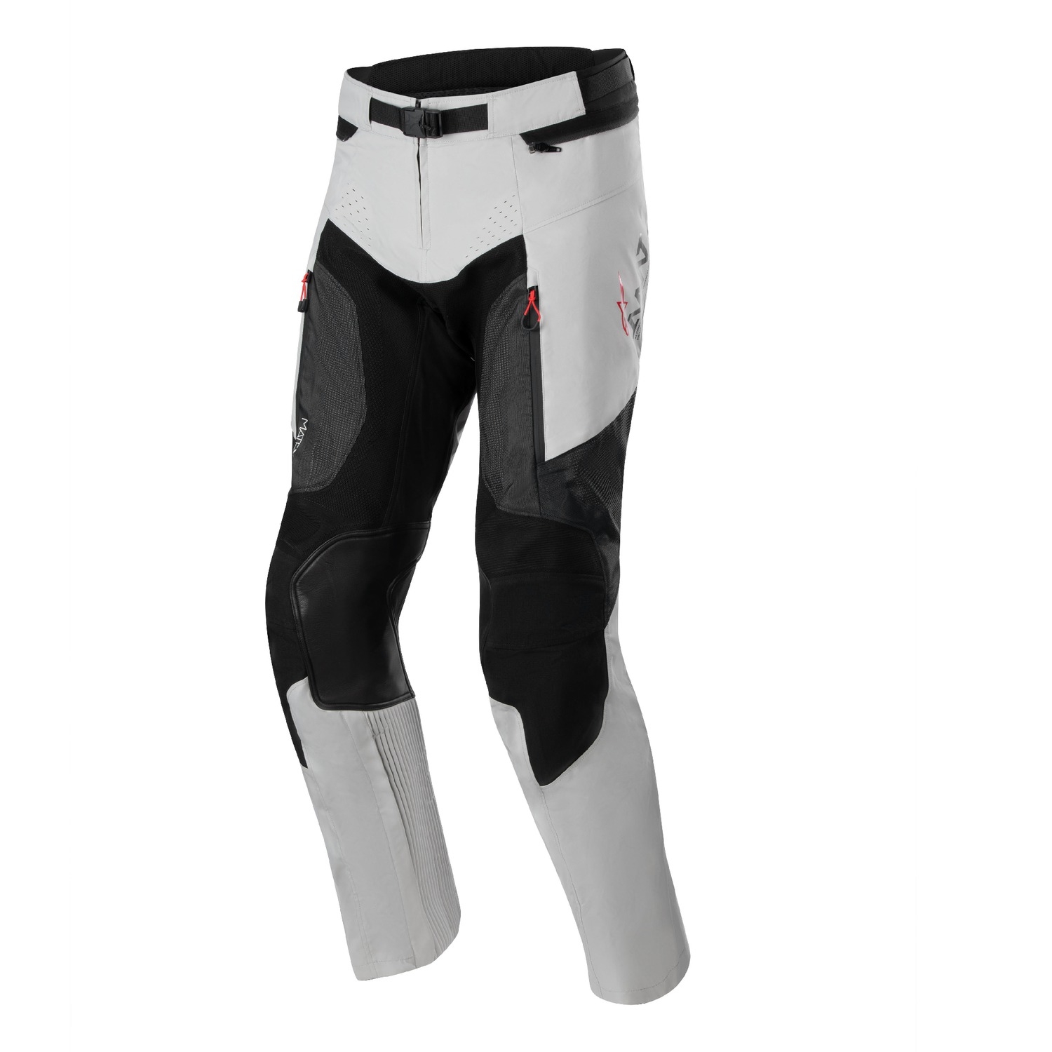 Kalhoty na motorku Alpinestars Amt 7 Air světle šedo-černé Velikost: S