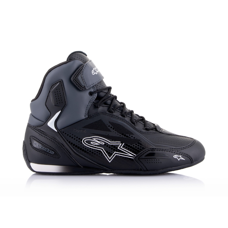 Boty na motorku Alpinestars Faster-3 Drystar černo-tmavě šedé
