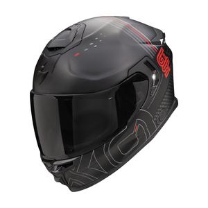 Integrální helma na motorku Scorpion EXO-GT SP AIR TECHLANE černo-šedo-červená
