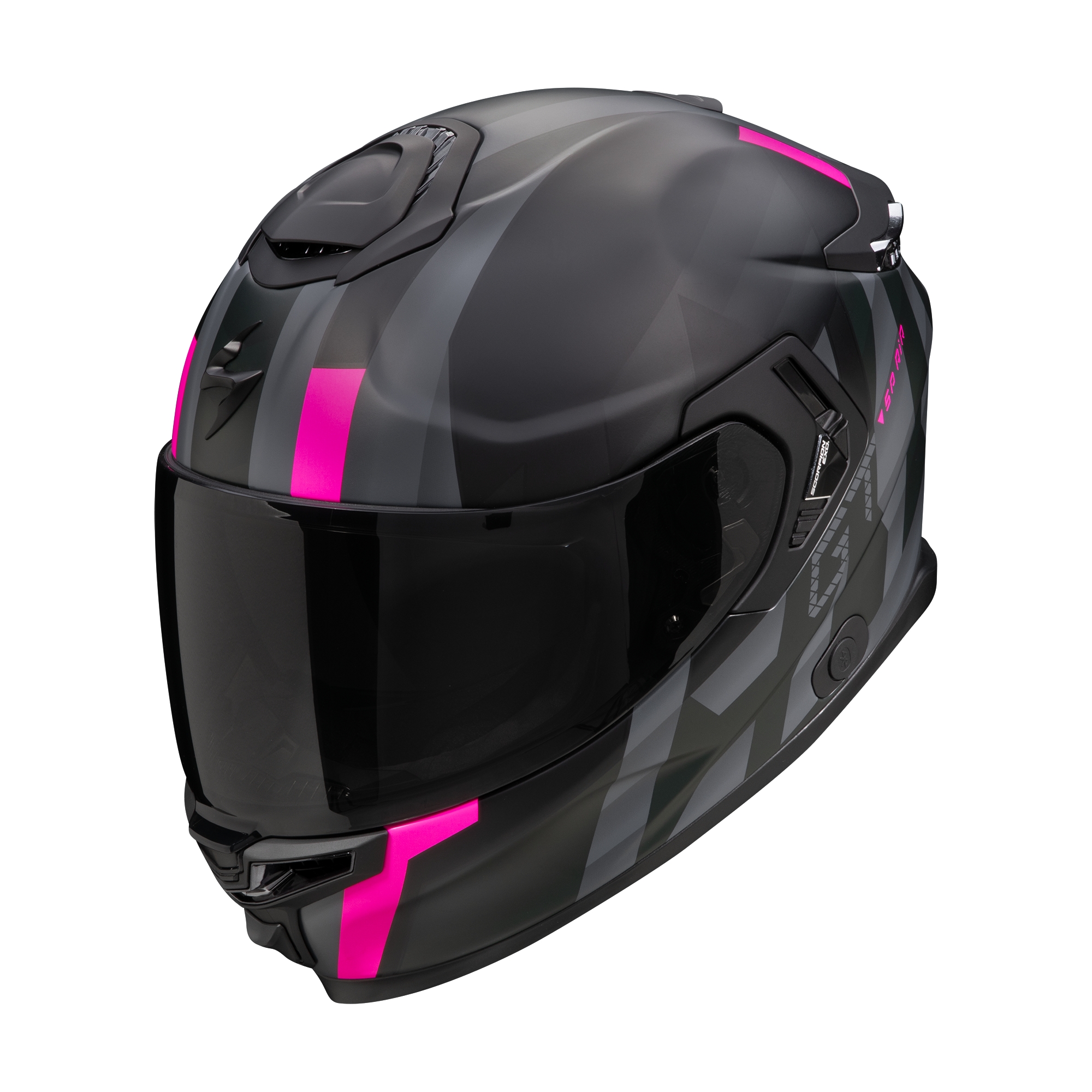 Integrální helma na motorku Scorpion EXO-GT SP AIR TOURADVEN černo-růžová Velikost: XS
