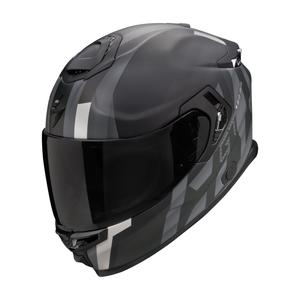 Integrální helma na motorku Scorpion EXO-GT SP AIR TOURADVEN černo-stříbrná