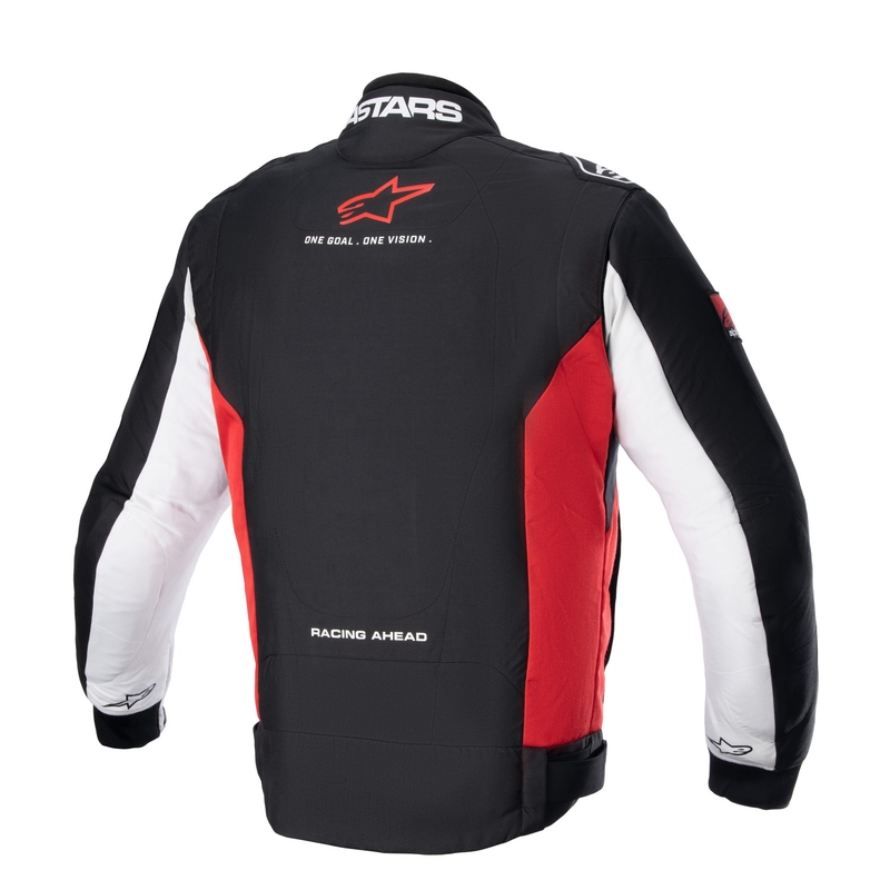 Bunda na motorku Alpinestars Monza Sport černo-červeno-bílá