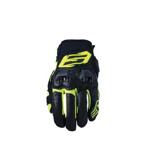Rukavice na motorku FIVE SF3 černo-fluo žluté